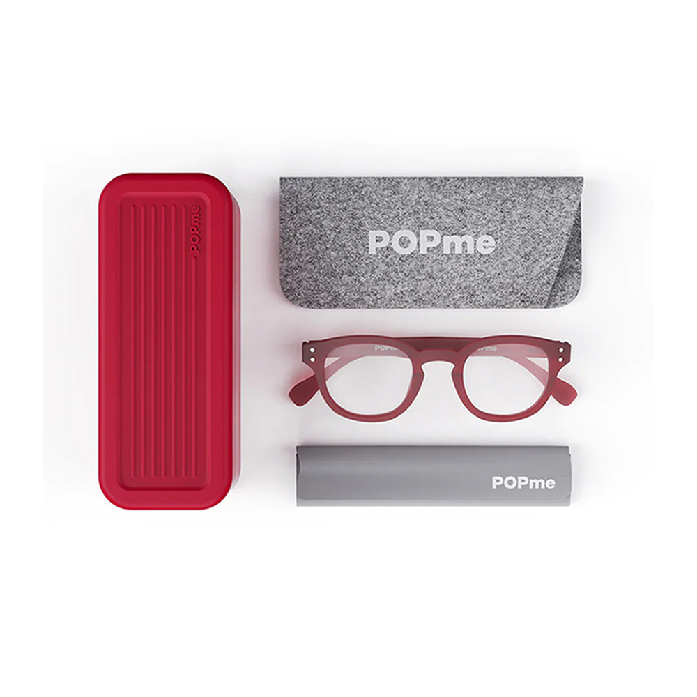 POPME - Γυαλιά Ανάγνωσης +2,5 cherry red